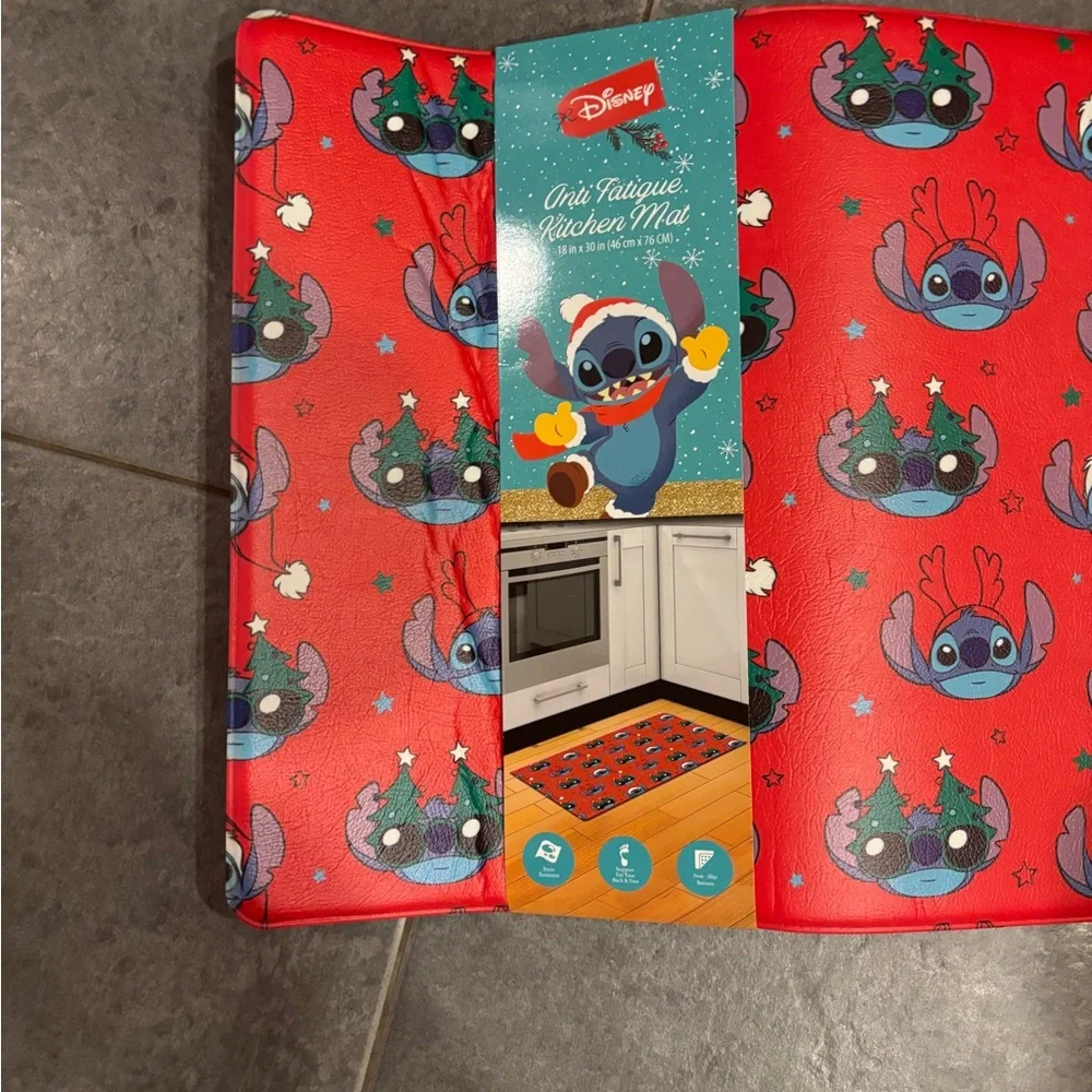 Disney stitch anti fatigue kitchen mat